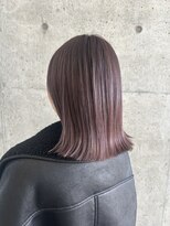 ジゼル 前橋(Giselle)&nbsp;ピンクベージュ　ミディアムボブ