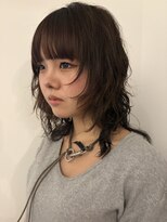 ニーム 栄(nimes) kaon 顔まわりレイヤー レイヤーパーマ