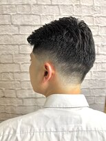 グレイスフルバーバー 赤坂見附店 73分けのスキンフェードスタイル!