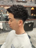 スリーセント 栄(3/cent) テーパーフェード/スパイキーショート