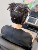 アリスバイアフロート 自由が丘(ALICe by AFLOAT)&nbsp;【山田】カチモリボブヘア　ボブヘアアレンジ　お呼ばれヘア
