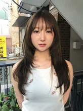 【加藤木麻彩】ロングレイヤー/透明感カラー