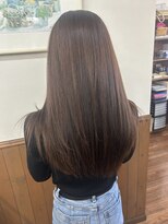 ゾーンヘア&nbsp;縮毛矯正でさらつやストレートに