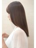 【髪質改善×縮毛矯正|毛先まで】カット+毛先施術・集中ケア