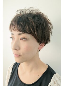ヘアーアンドアイラッシュ ヨーク(Hair&eyelash york's) ツーブロックショートマッシュ