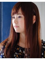 ニコヘアー(niko hair) ピンクブラウンロング▼LINEID@vey3047y