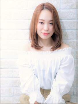 ソア 武蔵小杉(SOAR) 大人かわいい無造作カールとデザインカラー小顔ボブディ