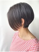 【morio 原宿】夏トレンドヘア 前下がりショートボブ 前髪なし