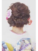 成人式振袖ヘアアレンジ