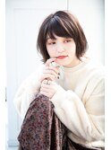 外ハネ、ふんわりモノグレージュ