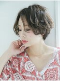 デザインパーマ×ショート
