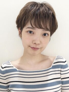 コクーン(Cocoon) 【ACO】耳かけ毛先パーマフォギーベージュ！