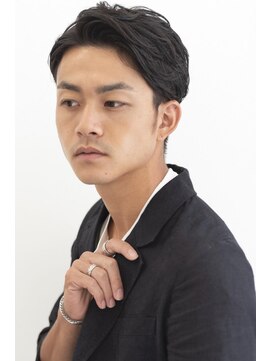 ヘア アンド スパ エジェリ プリム(hair&spa egerie prime) 清潔感魅せるメンズビジネスヘア/前髪パーマ/30代40代50代