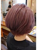 大人可愛い×小顔×前下がりショート20代30代40代