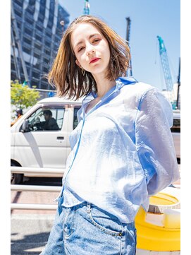 クラン(clan) 前下がりボブ/モテ髪カタログ/小顔に見せるヘア/前髪カット