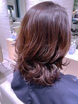 ステアケース 武蔵小杉店(stair:case)&nbsp;外ハネミディ大人スタイルコテ巻き風パーマ