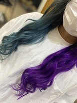 ラビス クローバー(Lovis clover) エメラルドターコイズ ロイヤルパープル 魅力倍増カール