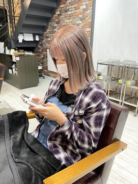 リジョイスヘア エン(REJOICE hair EN) 【REJOICE hair EN】ホワイトベージュ 担当AKIRA