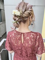 シィーム(cime) ヘアアレンジ　お呼ばれアレンジ　結婚式アレンジ　結婚式ヘア