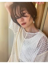 ナットナウ(NOT NOW)&nbsp;大人可愛い20代30代小顔丸みショートボブマッシュ