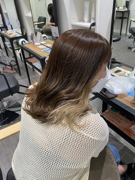 ココット 京橋店(cocotte) インナーカラーホワイトベージュ