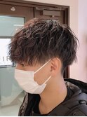波巻きパーマ メンズマッシュ 長崎
