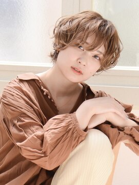 ロアー ヘアー マチルダ 千葉店(RAWR hair MATILDA) 【RAWR】無造作パーマ_メンズライク_カーリーショート