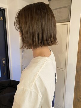 リブ(Lib) 【Lib】大人可愛い×切りっぱなしボブ/ハイライト