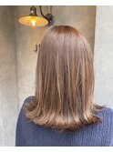 大人かわいいナチュラルハイライト/外ハネボブ