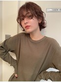 ウルフボブロングレイヤー耳かけフェイスレイヤーレイヤーボブ