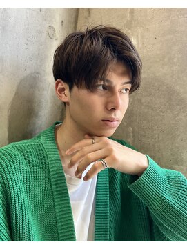 マノハル(MANOHARU) ナチュラルセンターパート/爽やか/ビジネス