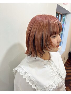 フラム(fulam) ピンクベージュローライト×ボブレイヤー