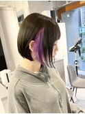 インナーパープル　愛されボブ