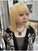 【GEEKS渋谷】ブロンド/ステップカット/ウルフヘア/レイヤー