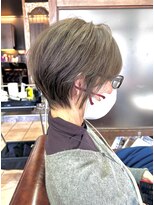 ハピネス クローバー 学園前店(Happiness CLOVER)&nbsp;大人かわいい☆ショート/小顔/ショートボブ/レイヤー/白髪/前髪