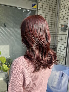 ステラ(stella) レッド×ピンクブラウン