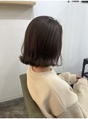 外ハネショート×シルクオイルカラー