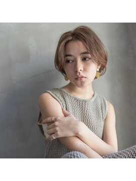 オースティン 調布アミックス(AUSTIN) 大人かわいい前髪セシルカットココアブラウンフリンジウェーブ