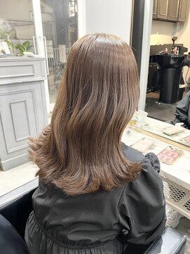 イヴ 原宿(I've) ブリーチなしダブルカラー!オリーブベージュ【原宿/I've】