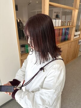ヘアーメイクブランニュー セントラル 西大寺店(hair make Brand new central) 髪質改善×ボルドーカラー