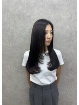 サロウィン 水戸(SALOWIN)&nbsp;【EMA】ダークブラウン × レイヤーカット【カナイ】