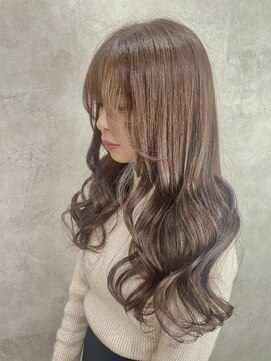 ルノン(LUNON) 暖色系カラー/艶カラー/レッド/ブラウン/ロング