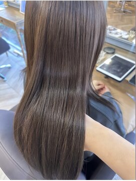 シエルバイアフロート(ciel by afloat) ラベンダーベージュでツヤ感カラー