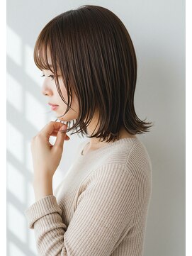 アントワープトーキョー(antwerp TOKYO) 30代40代50代外ハネボブフェイスレイヤー髪質改善酸性ストレート