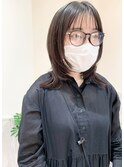 ウルフヘア　イメチェンヘアスタイル　外ハネボブ