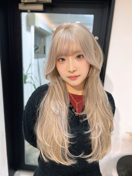 ラピス 名古屋駅前店(Lapis) レイヤー×ミルクティー／ホワイトブロンド