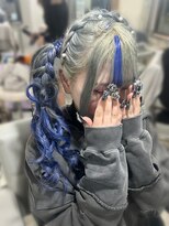 アイビー 新宿(IVY)&nbsp;編みカチュサイドポニーテール