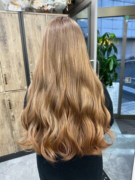 ジルブラン 土浦(JIL BLAN) ハイライトバレイヤージュダブルカラーケアブリーチ20代30代