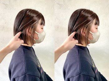 ユッカ 高槻茨木店(YUCCA)の写真/《HPB AWARD 2025 BESTSALON注目サロン選出》YUCCAこだわりの透明感&艶感のあるカラーで柔らかく上品な色に