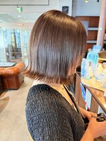 アングゥギャラリー(ungu GALLERY)&nbsp;切りっぱなしボブ/グレージュカラー